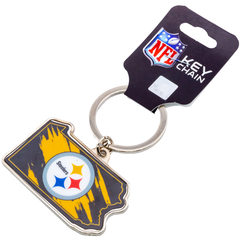 (image for) Pittsburgh Steelers State Shape Keyring