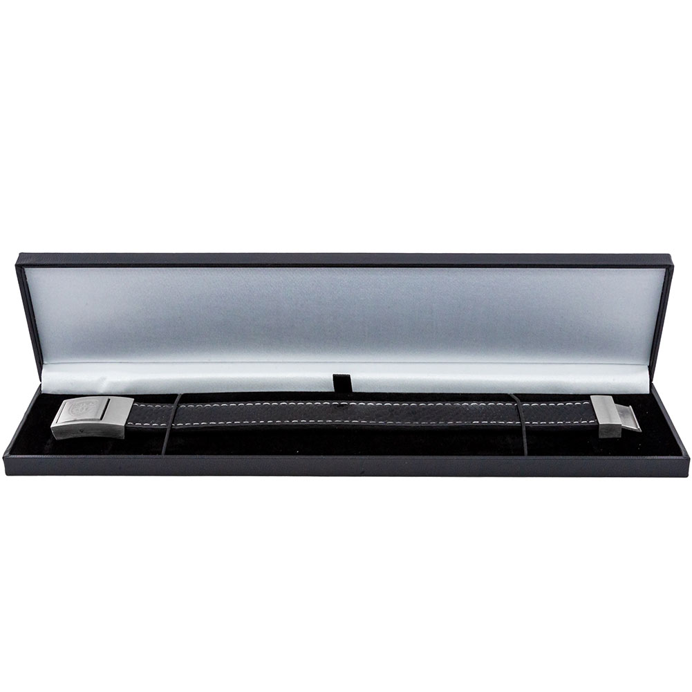 (image for) Arsenal FC Stitched Leather Bracelet