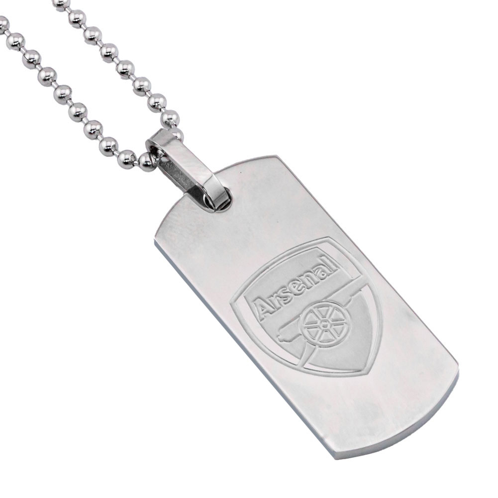 (image for) Arsenal FC Slim Dog Tag & Chain