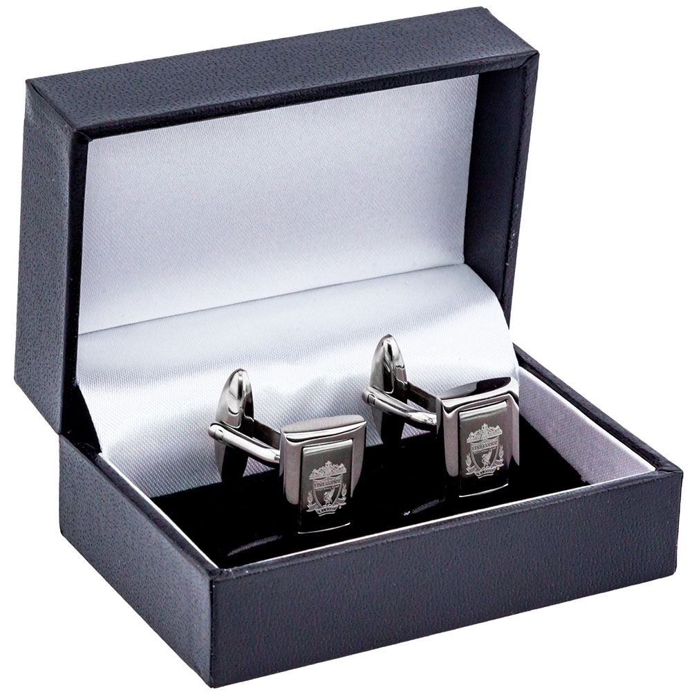 (image for) Liverpool FC Stainless Steel Framed Cufflinks