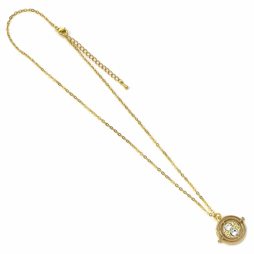 (image for) Harry Potter Gold Plated Fixed Time Turner Necklace