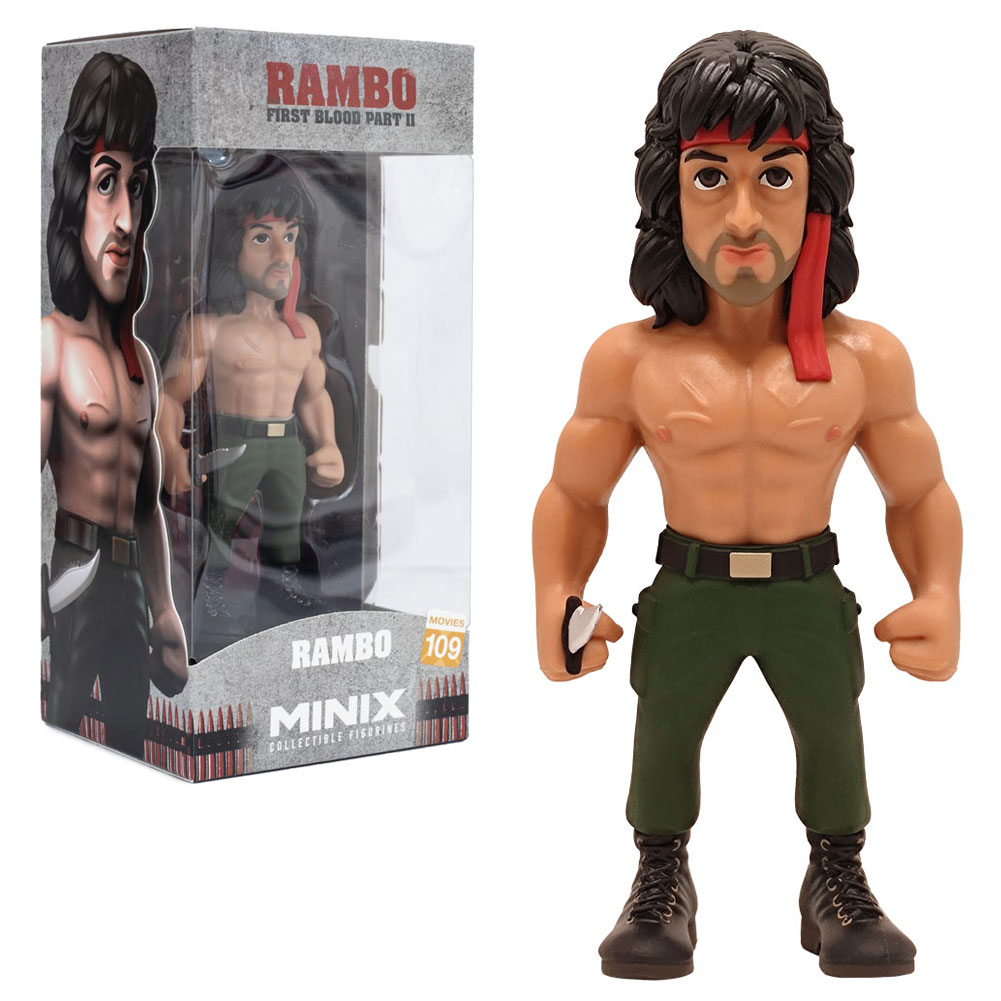 Rambo First Blood II MINIX Figure Rambo Bandana : Soccer Football Store ...