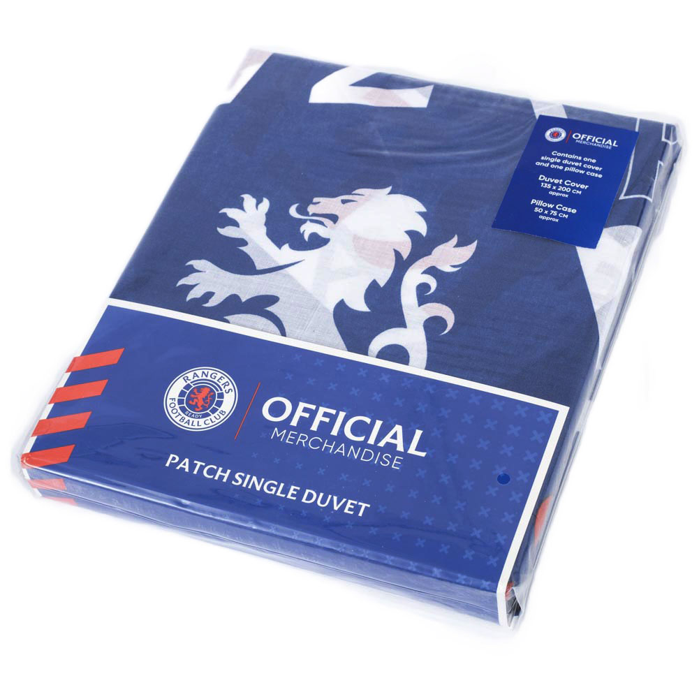 (image for) Rangers FC Patch Single Duvet Set