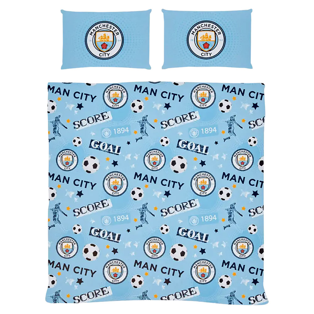 (image for) Manchester City FC Striker Double Duvet Set