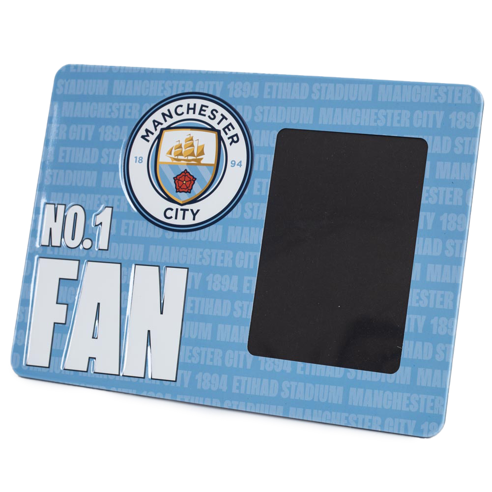 (image for) Manchester City FC No1 Fan Picture Frame Sign