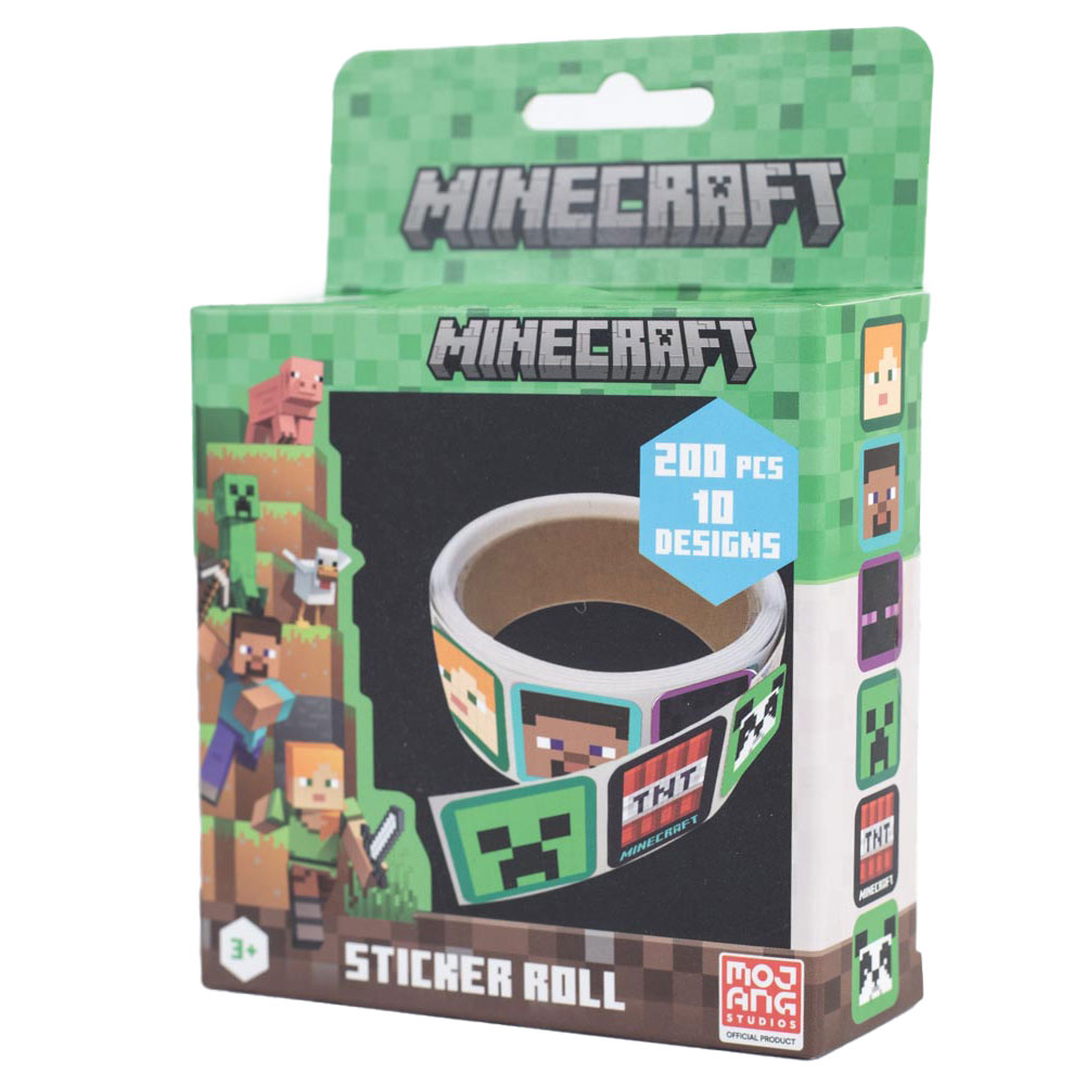 (image for) Minecraft 200pc Sticker Box