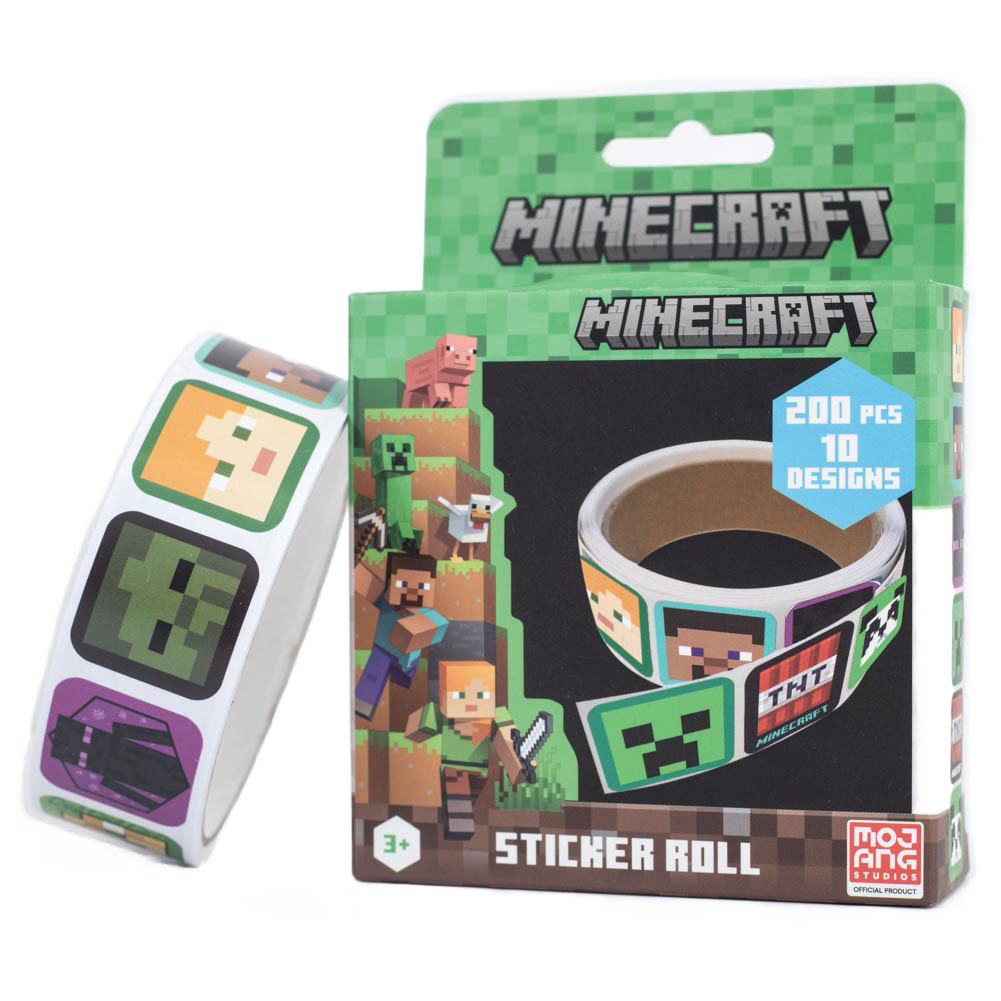 (image for) Minecraft 200pc Sticker Box