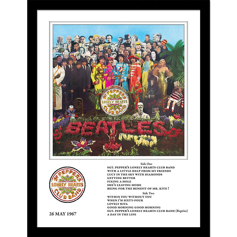 (image for) The Beatles Sgt Pepper Framed Collector Print