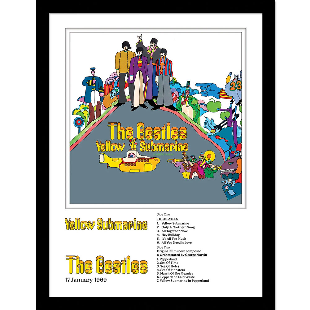 (image for) The Beatles Yellow Submarine Framed Collector Print