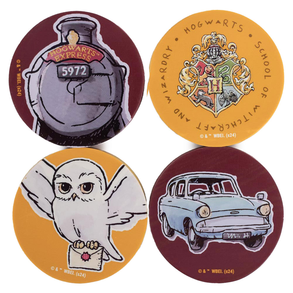 (image for) Harry Potter 4pk Eraser Set