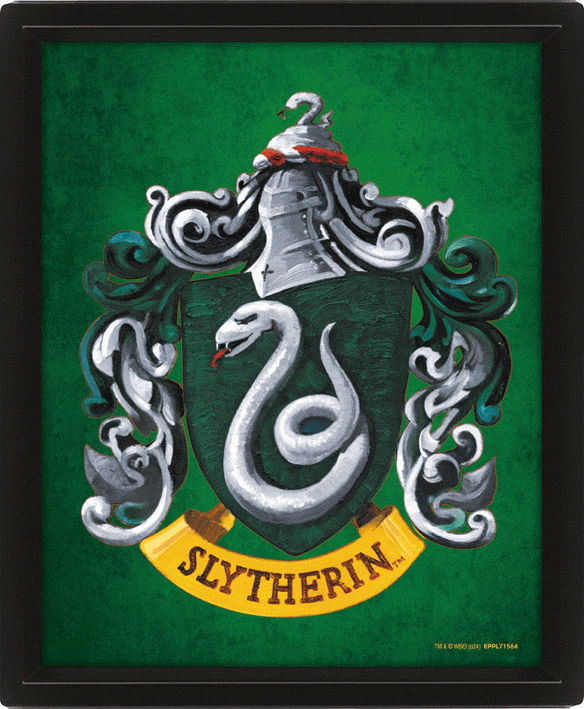 (image for) Harry Potter Slytherin Framed 3D Picture