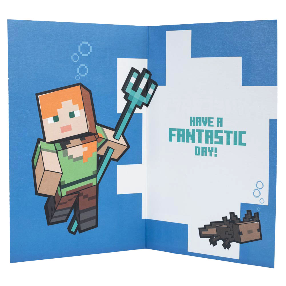 (image for) Minecraft Birthday Card