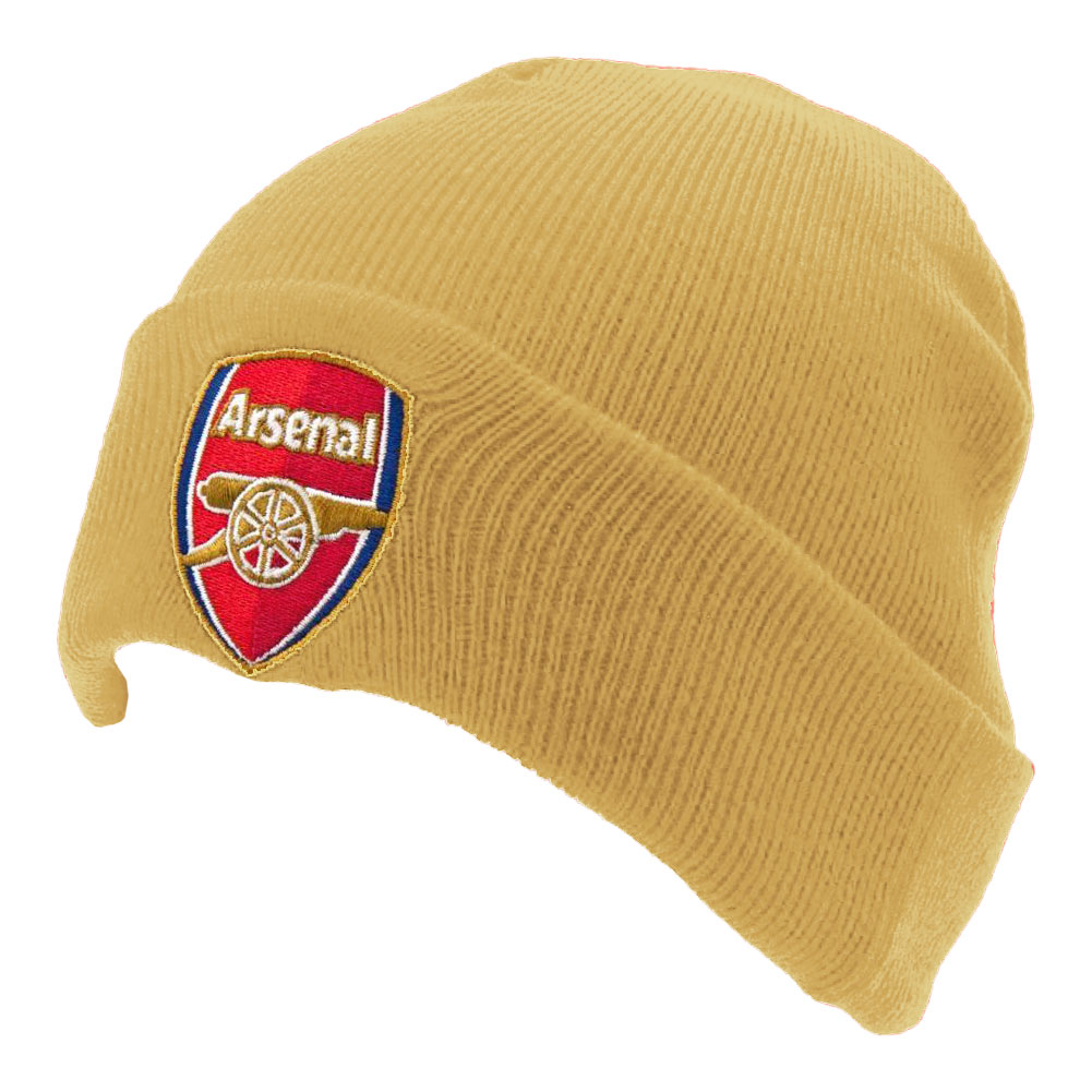 (image for) Arsenal FC Gold Cuff Beanie