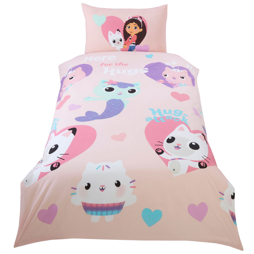 (image for) Gabbyâ€™s Dollhouse Hugs Single Duvet Set
