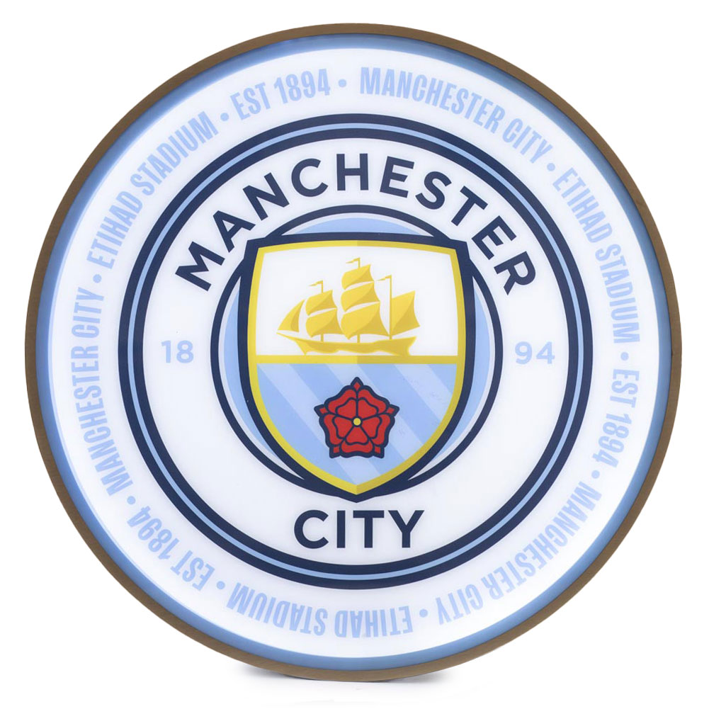 (image for) Manchester City FC 12 Inch LED Wall Light