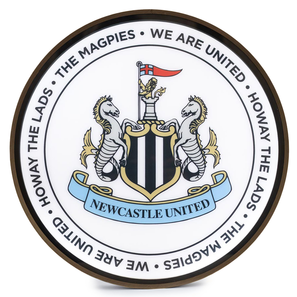 (image for) Newcastle United FC 12 Inch LED Wall Light