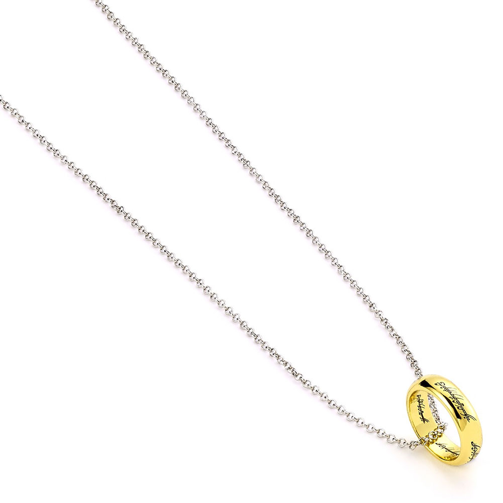 (image for) The Lord Of The Rings Silver Plated One Ring Necklace