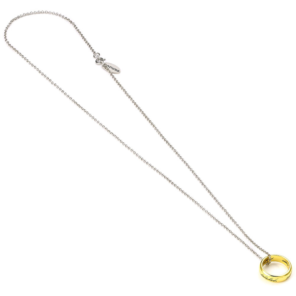 (image for) The Lord Of The Rings Silver Plated One Ring Necklace