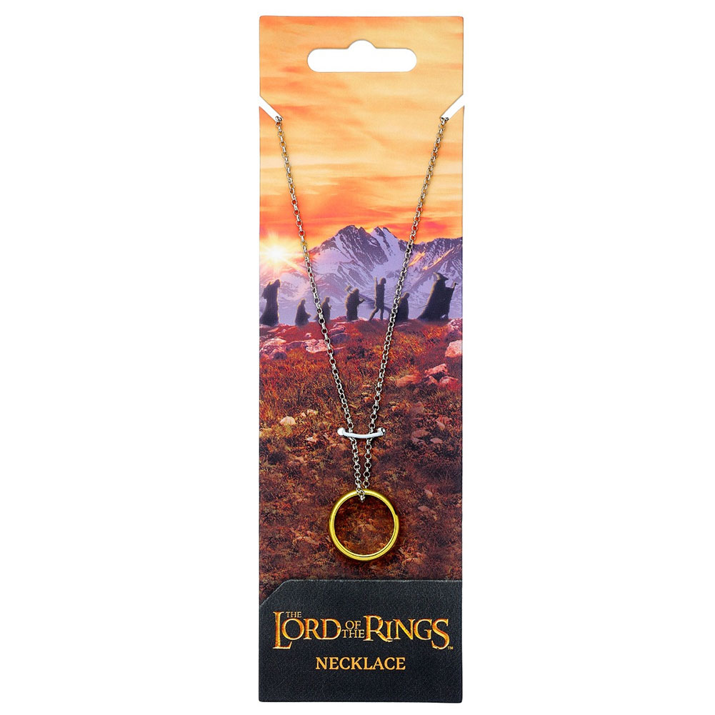 (image for) The Lord Of The Rings Silver Plated One Ring Necklace