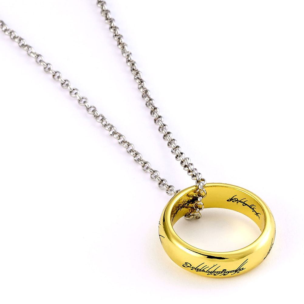 (image for) The Lord Of The Rings Silver Plated One Ring Necklace