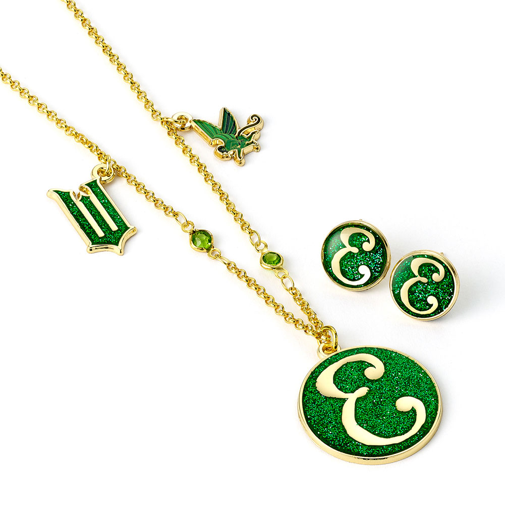 (image for) Wicked Gold Plated Elphaba Necklace & Earrings