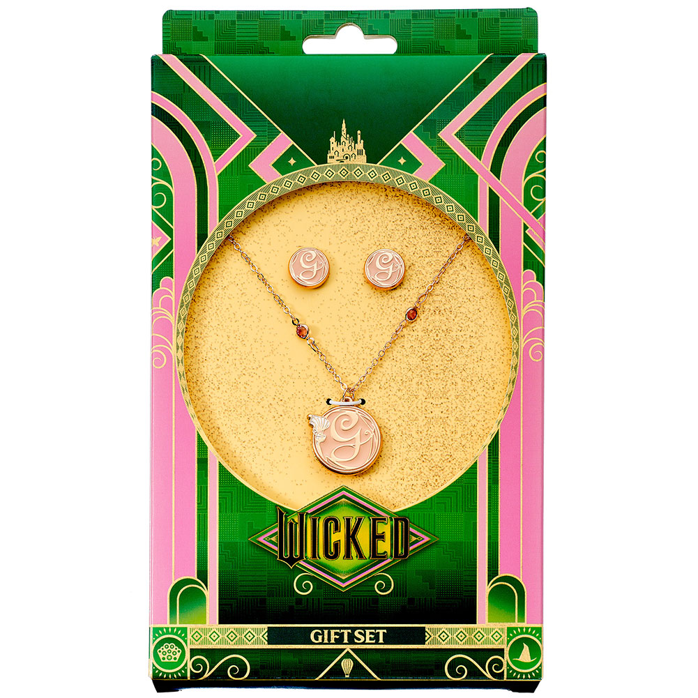 (image for) Wicked Rose Gold Plated Glinda Necklace & Earrings