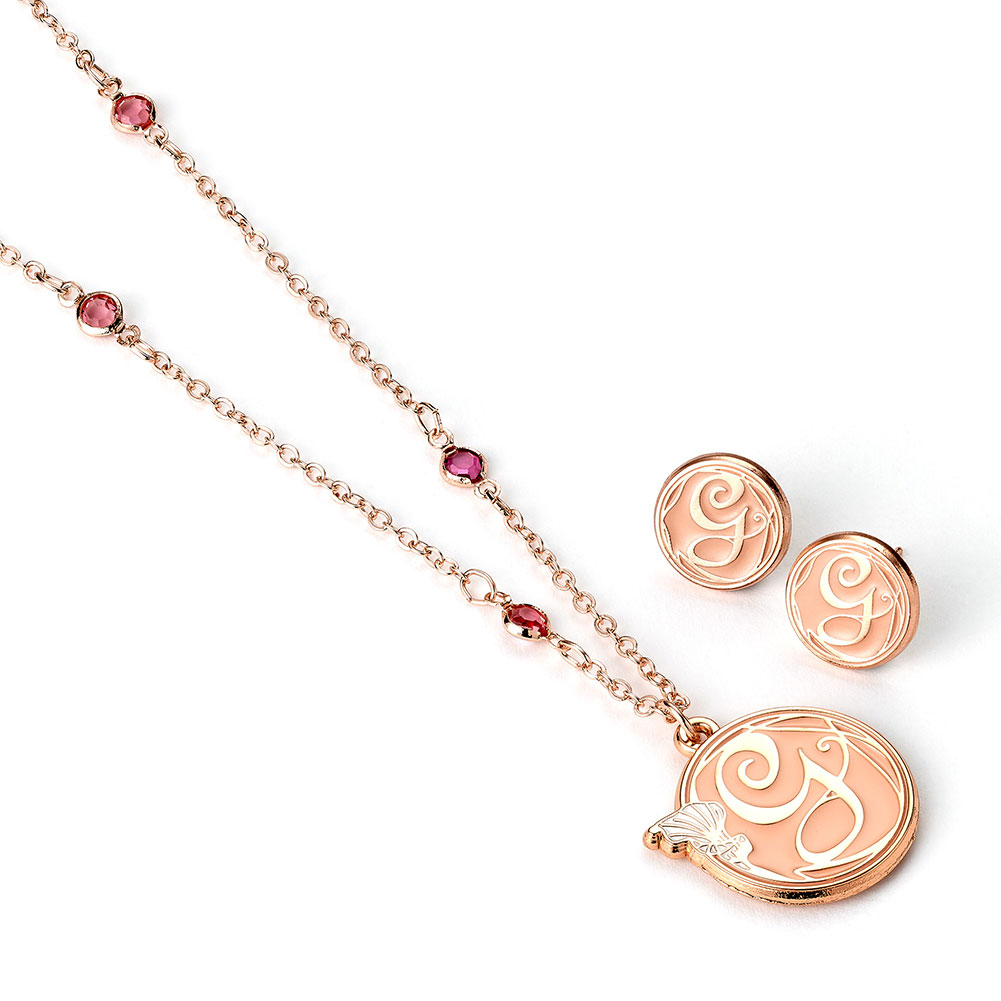 (image for) Wicked Rose Gold Plated Glinda Necklace & Earrings