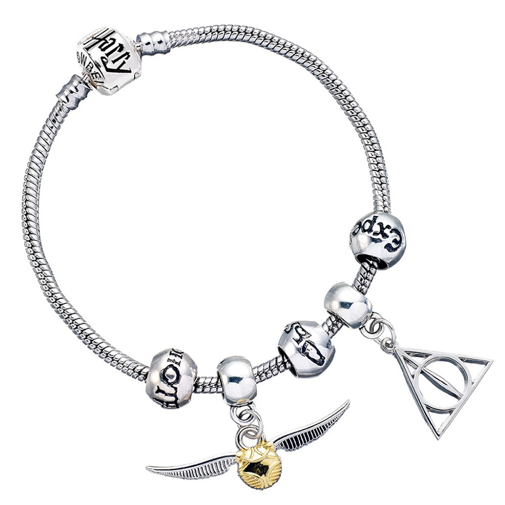 (image for) Harry Potter Silver Plated Spellbeads Bracelet