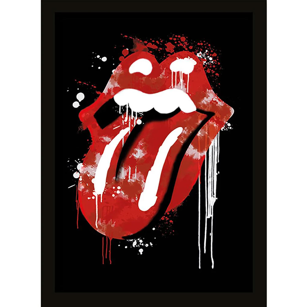 (image for) The Rolling Stones Graffiti Lips Picture 16 x 12