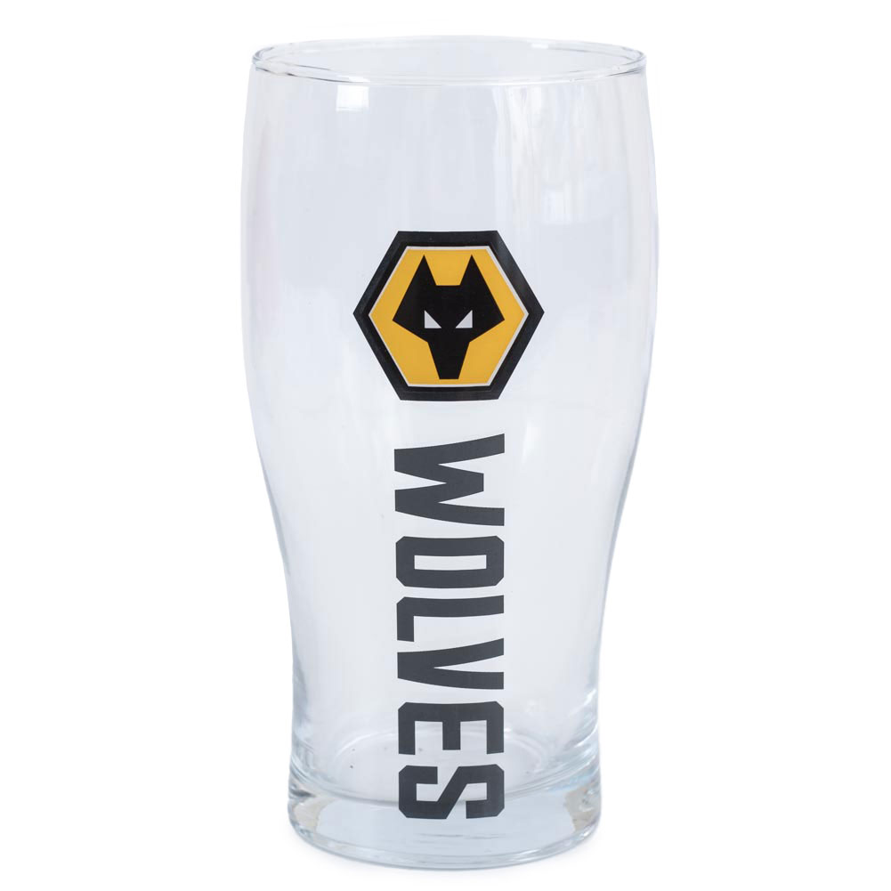 (image for) Wolverhampton Wanderers FC Tulip Pint Glass