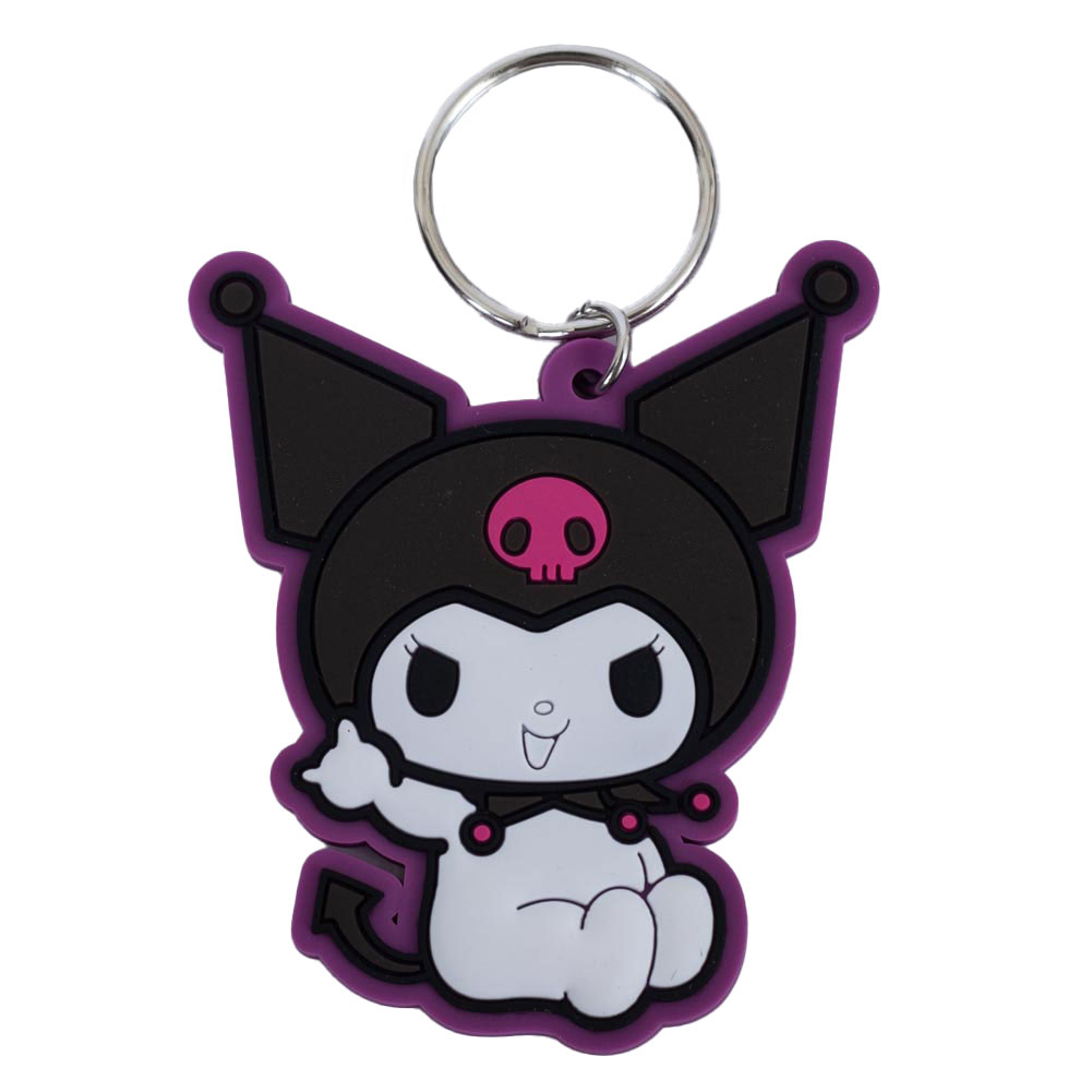 (image for) Kuromi Rocking PVC Keyring