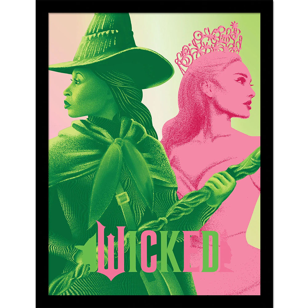 (image for) Wicked Elphaba & Glinda Picture 16 x 12