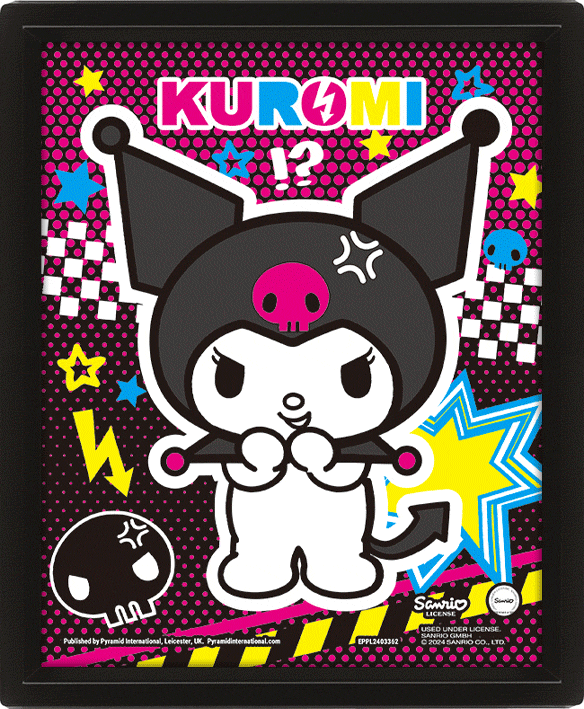 (image for) Kuromi Framed 3D Picture