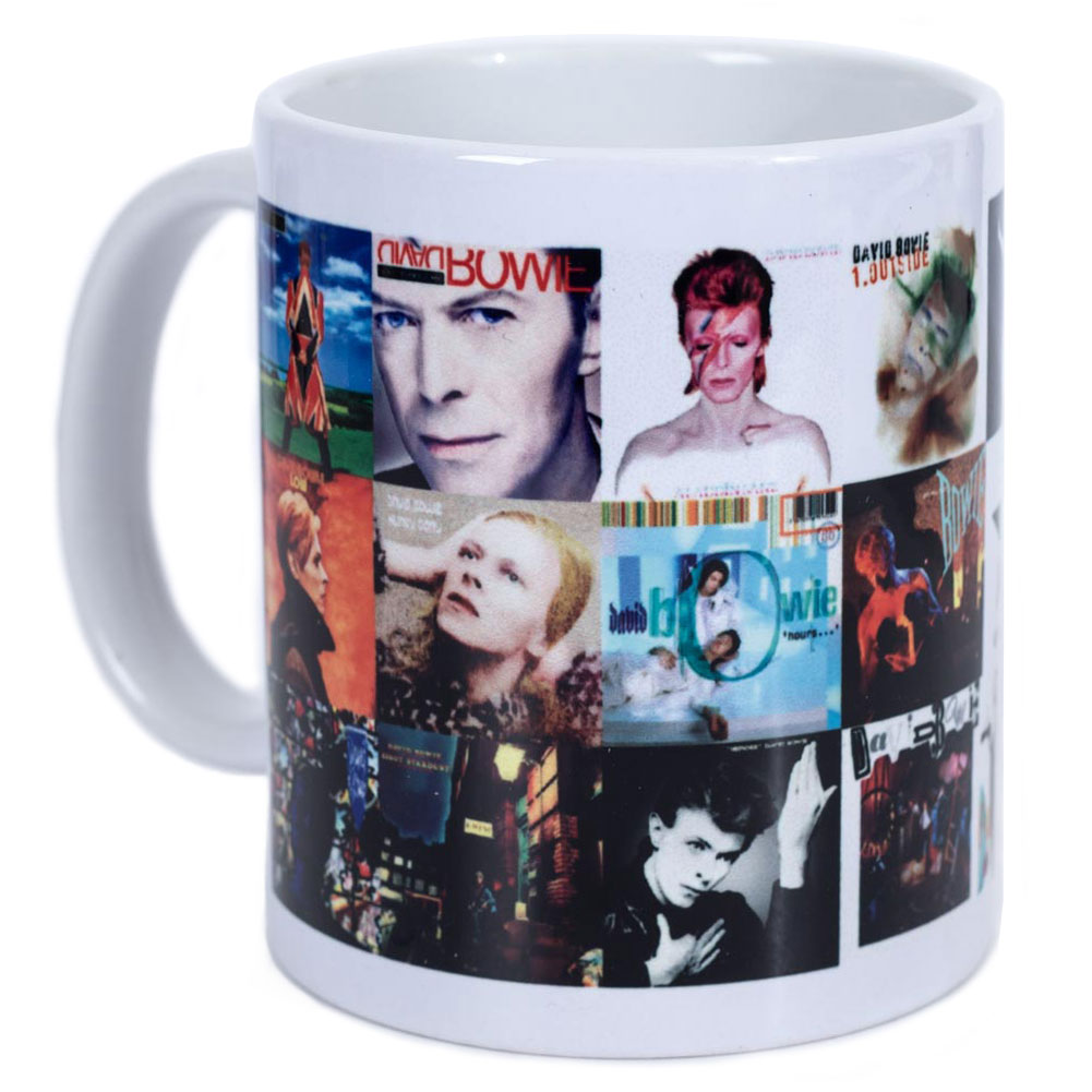 (image for) David Bowie Album Collage Mug