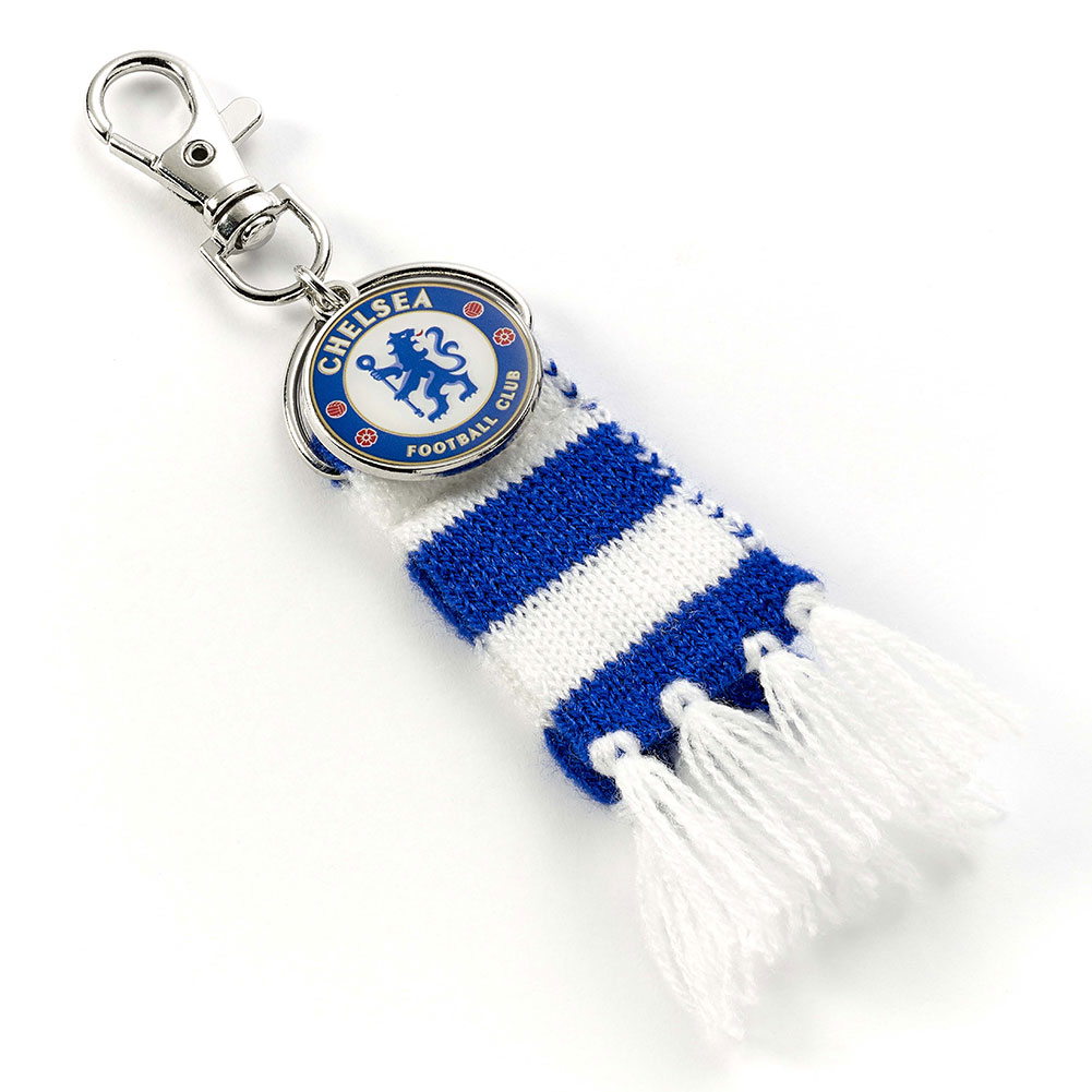 (image for) Chelsea FC Blue Bar Scarf Bag Charm