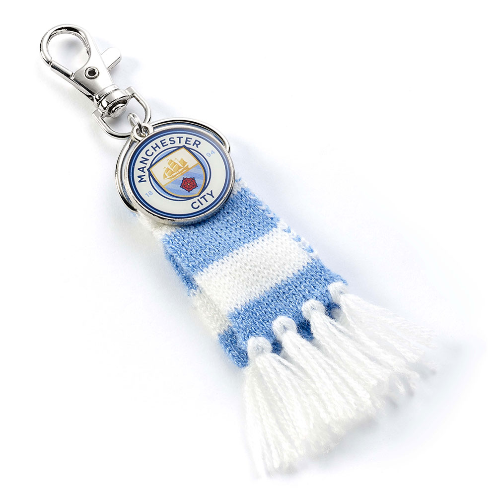 (image for) Manchester City FC Blue Bar Scarf Bag Charm