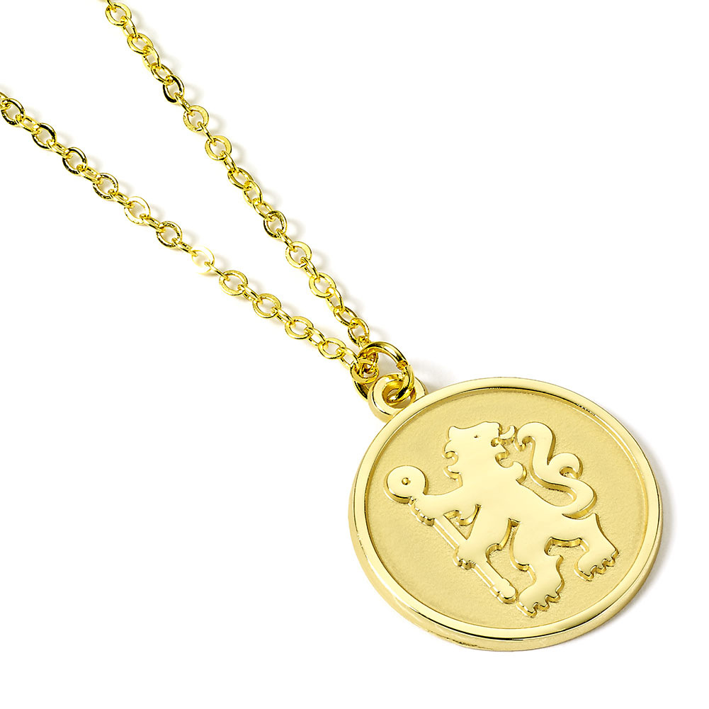 (image for) Chelsea FC Gold Finish Crest Necklace