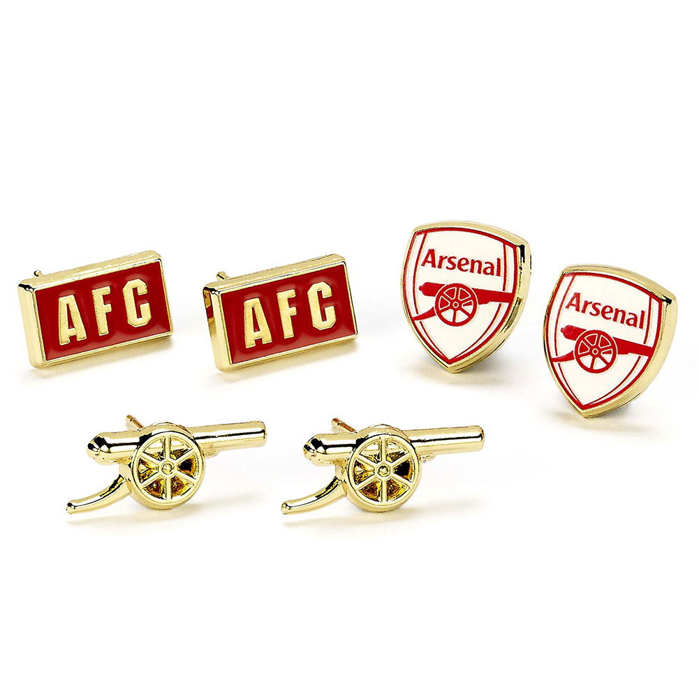 (image for) Arsenal FC Stud Earring Set
