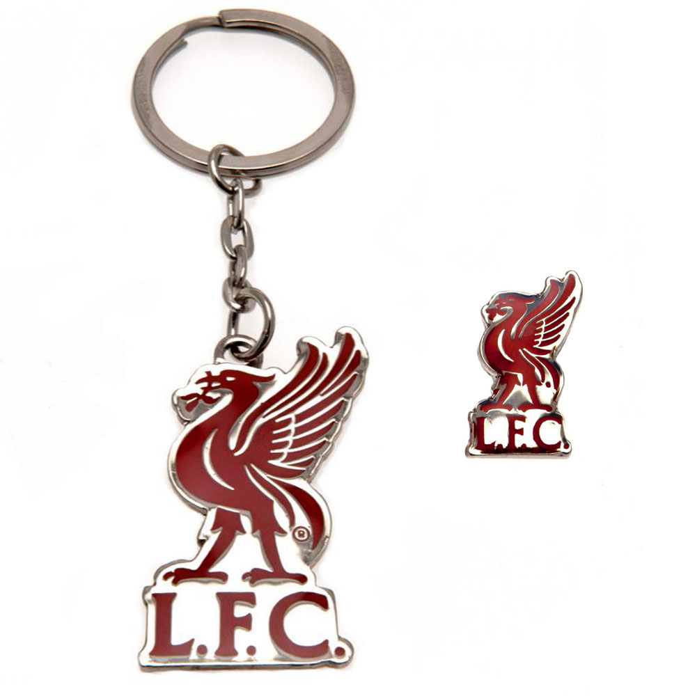 (image for) Liverpool FC Keyring & Badge Set