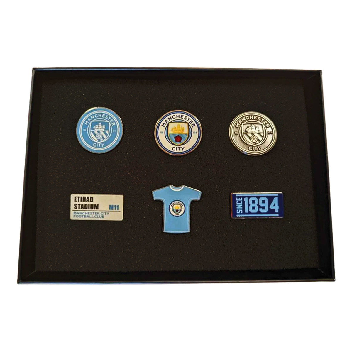 (image for) Manchester City FC 6pc Badge Set