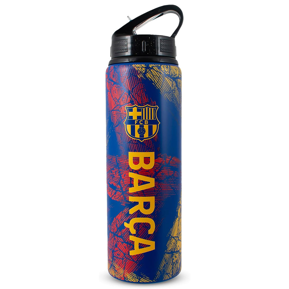 (image for) FC Barcelona HD Printed Aluminium Drinks Bottle