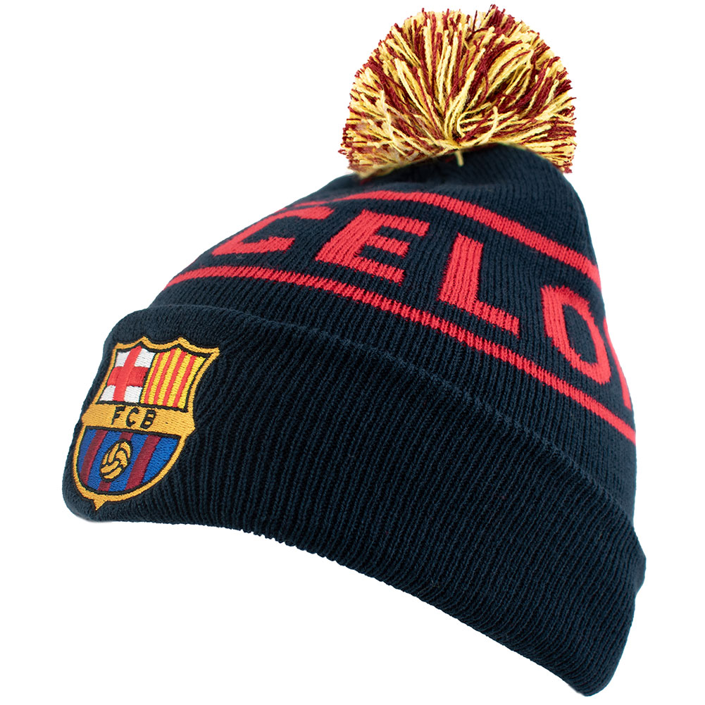 (image for) FC Barcelona Text Ski Hat