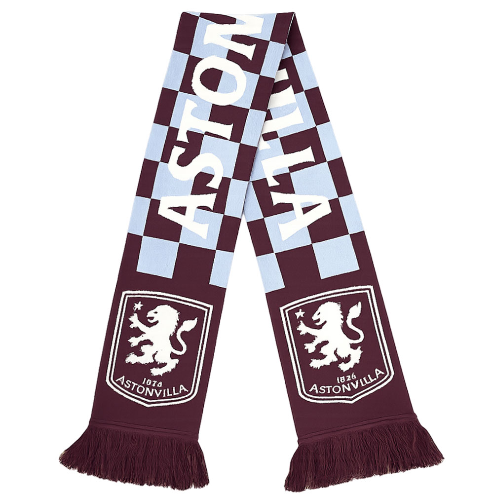 (image for) Aston Villa FC Checked Scarf