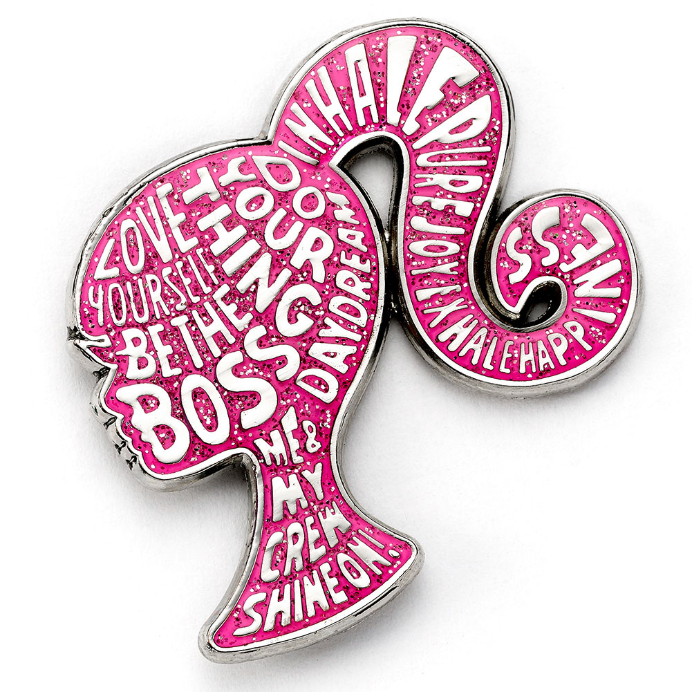 (image for) Barbie Sparkly Silhouette Pin Badge
