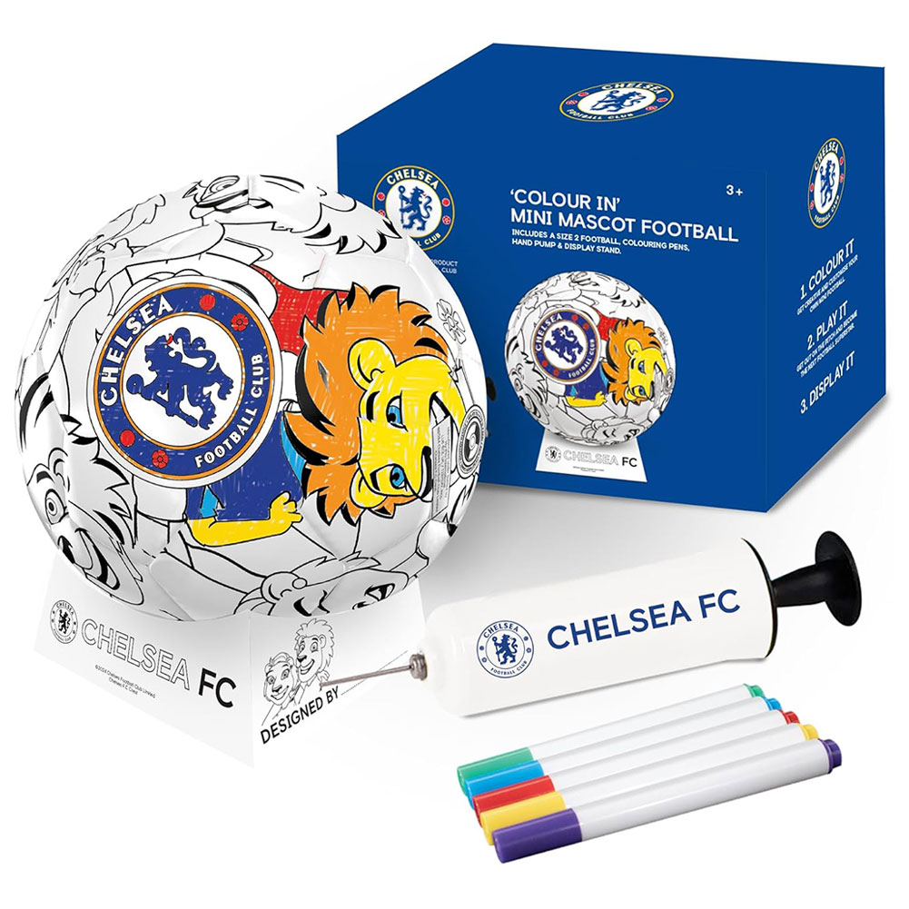 (image for) Chelsea FC 'Colour In' Mini Football Set