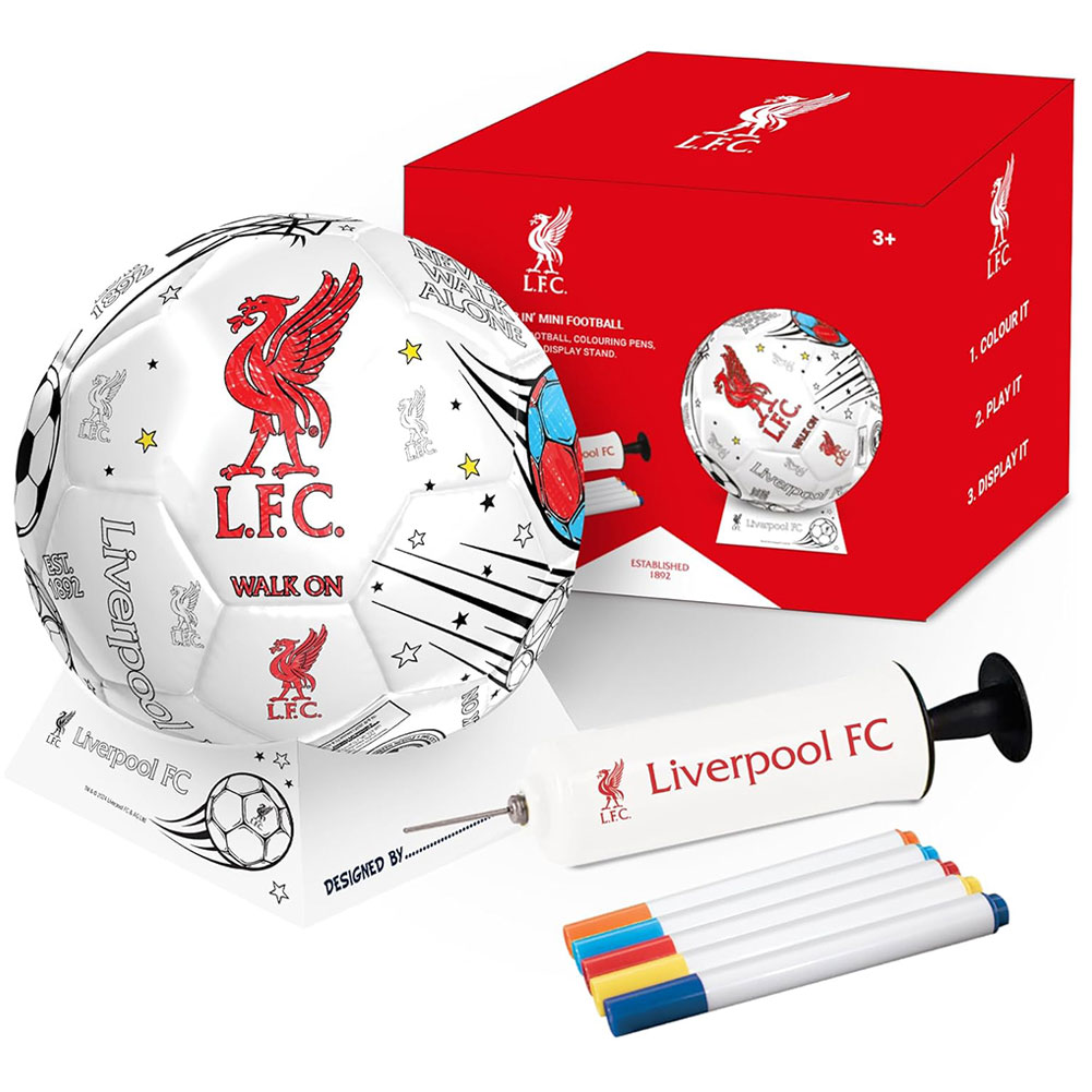 (image for) Liverpool FC 'Colour In' Mini Football Set