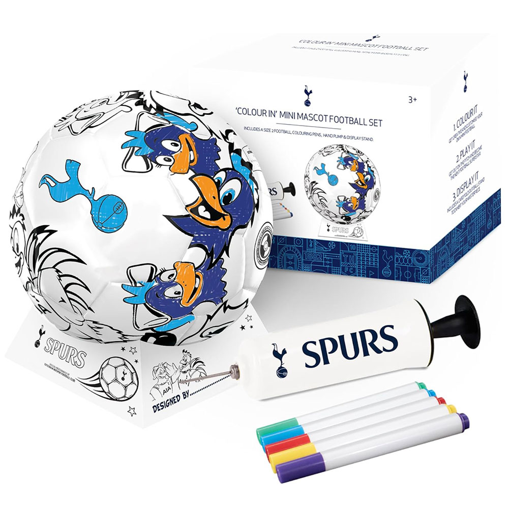 (image for) Tottenham Hotspur FC 'Colour In' Mini Football Set