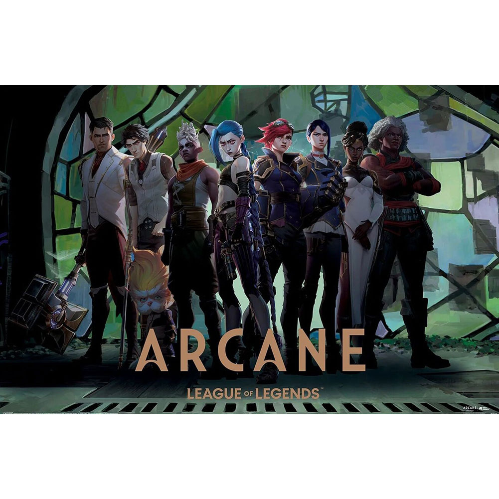 Arcane Zaun Arcade Poster 32 (image for) Arcane Zaun Arcade Poster 32