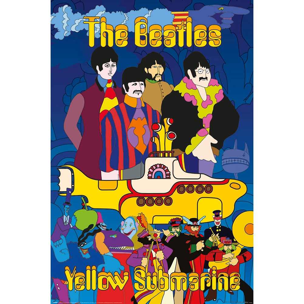 (image for) The Beatles Yellow Submarine Poster 2