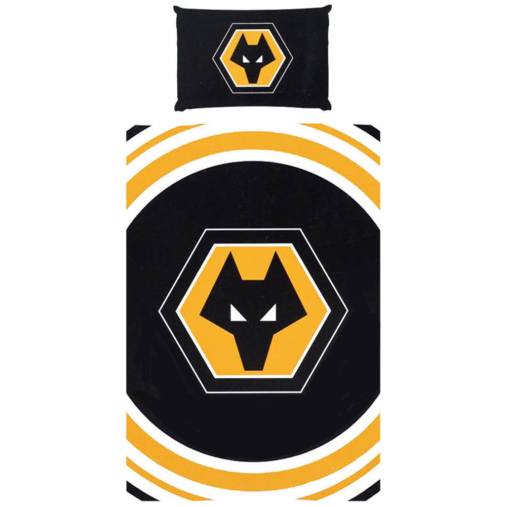 (image for) Wolverhampton Wanderers FC Pulse Single Duvet Set